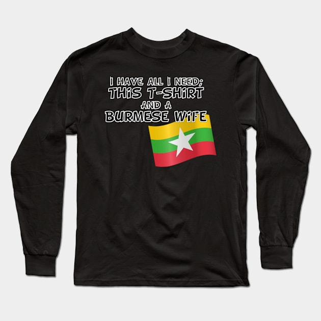 Burmese Long Sleeve T-Shirt by Dr. Mitch Goodkin